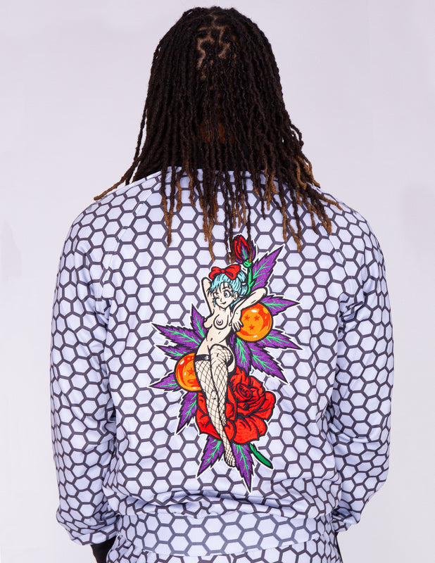 Gray Honeycomb Rosemary Tracksuit